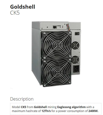 Favorable 24.5T 3000W Cryptocurrency minero de Goldshell KDA Asic de la rafadora de KD5