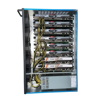 RX 580 8 1660S 2060S 3060 del aparejo de la explotación minera de GPU dux ZEC de 3070 3080 3090 LTC