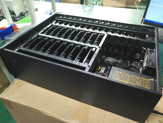 9400 fuente de alimentación HDD del caso de explotación minera del SSD de la CPU Chia Coin Mining Rig Motherboard Intel I5 DDR4 RAM 16GB 256GB