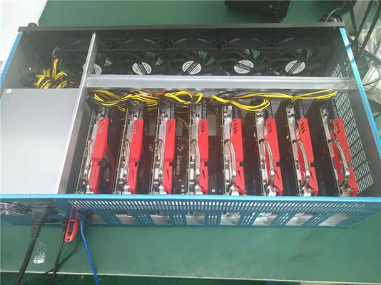 3000W la fuente de alimentación Rig Mining 6 GPU 70m m Pcie se distancia DDR3 al Ram 4GB