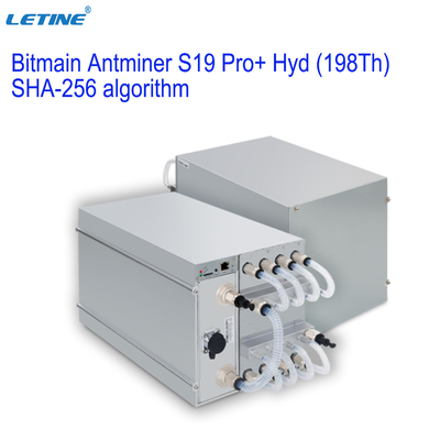 Hidráulica 198Th de Bitmain Asic Antminer Bitmain Antminer S19 Pro+ del algoritmo SHA-256