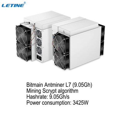 Hormiga Crypto L7 de Bitmain Antminer L7 los 9050M 9300Mh 9500Mh Litecoin de la rafadora de Scrypt del dux de LTC