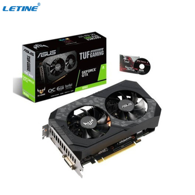 Tarjeta de vídeo 1660 del GB TUF OC del Ti 6 de Graphic Card ASUS GeForce GTX del minero GDDR6
