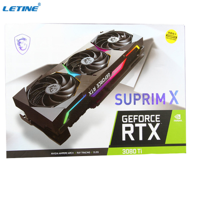 tarjeta gráfica de la explotación minera 12G para la tarjeta gráfica del juego del Ti SUPRIM X de MSI GeForce RTX 3080 del juego
