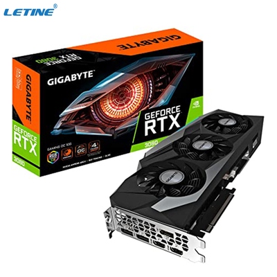 Fans de la tarjeta gráfica 3 WINDFORCE OC 12G del juego de GeForce RTX 3080 del gigabyte