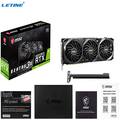 Tarjetas gráficas del interfaz 8gb de Graphic Card HDMI del minero de MSI GeForce RTX 3080 VENTUS 3X 10GB GDDR6X