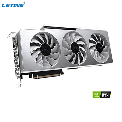 Tarjeta gráfica del rtx 3070 color plata de Vision OC 8G del Ti de GeForce RTX 3070 del GIGABYTE de Graphic Card del minero