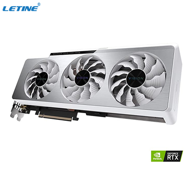 Tarjeta gráfica del rtx 3070 color plata de Vision OC 8G del Ti de GeForce RTX 3070 del GIGABYTE de Graphic Card del minero