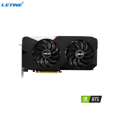 Tarjeta gráfica ASUS DUAL-RTX3060TI-O8G-V2 del juego de Hashrate de la cerradura