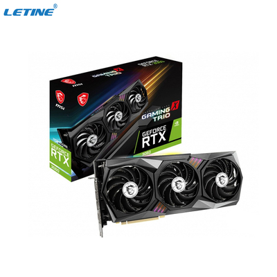 TRÍO 12G del JUEGO X de MSI GeForce RTX 3060 de la tarjeta gráfica de VGA 3060 de la tarjeta gráfica de 1852MHz LHR