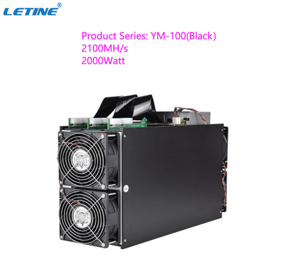 Minero potente del negro 2100MH 2000Watt ETH&ETC de la marca YM-100 de YAMI