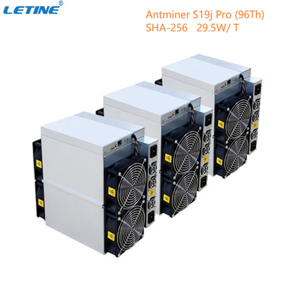 Minero Bitmain Antminer S19j favorable 96.o 29.5W/T del interfaz BTC Asic de Ethernet