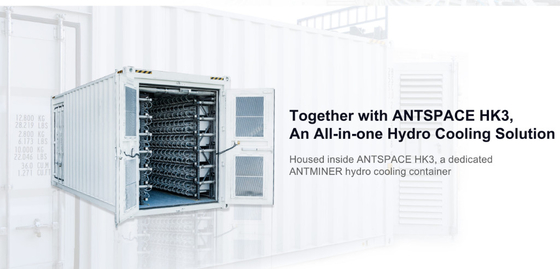 Hidráulica de enfriamiento hidráulica 198Th 27.5W/T de BTC Asic Antminer Bitmain Antminer S19 Pro+