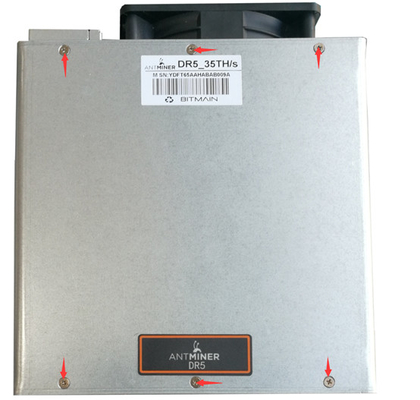 Minero Bitmain Antminer DR5 35to 1610W de la moneda del DCR del algoritmo Blake256R14