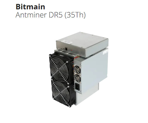 Minero Bitmain Antminer DR5 35to 1610W de la moneda del DCR del algoritmo Blake256R14