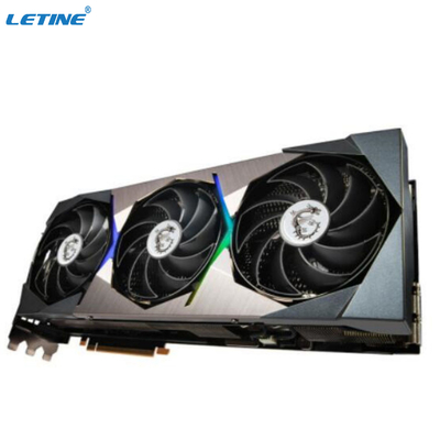 El minero Graphic Card RTX 3090TI MSI SUPRIM X 24GB GDDR6X 384 de 3 fans mordió 480W