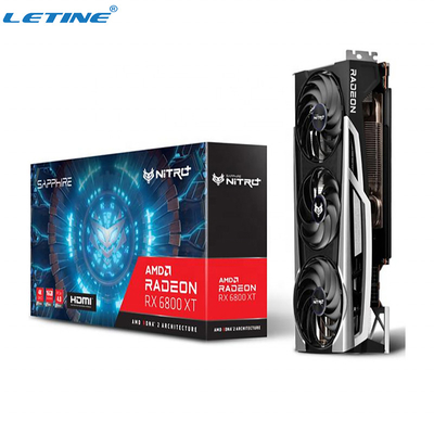 Tarjeta gráfica minera Sapphire Nitro + Radeon Rx 6800 Xt Oc 16g Gddr6 de Ethereum AMD