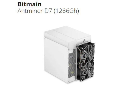 Algoritmo Hashrate 1.286Th/S 3148W del minero X11 de Antminer D7 1286Gh BTC Asic