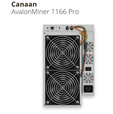 Minero Canaan Avalon de la mano de Bitcoin segundo 1166 favorables 68T 72T 75T 78T 81T 42W por T