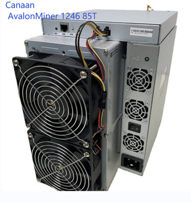Algoritmo de Machine Canaan Avalon 1246 85T SHA 256 del minero de Bitcoin de la inteligencia artificial