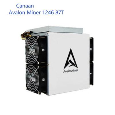 Algoritmo de Canaan Avalon 1246 87T SHA 256 del minero de A1246 87T BTC Asic