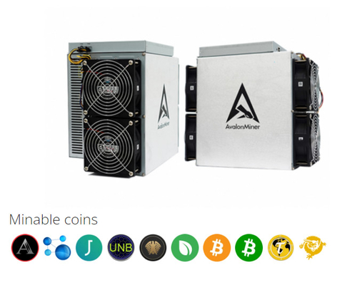 Microprocesador del tamaño de Canaan Avalon 1246 90T 16 nanómetro del minero de A1246 90T BTC Asic