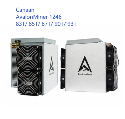 Interfaz de Ethernet del algoritmo del minero SHA 256 del Th BTC Aisc de Letine Canaan Avalon 1166pro 81