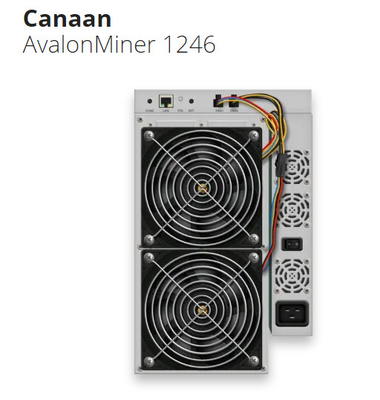 Rafadora Crypto de la moneda de Bitcoin Canaan AvalonMiner 1166
