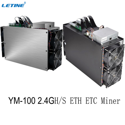 Rafadora de Ethash Algorithm Crypto Ethereum del minero de YM-100 Asic ETH 2400MH los 2200M los 2100M Blockchain Miner