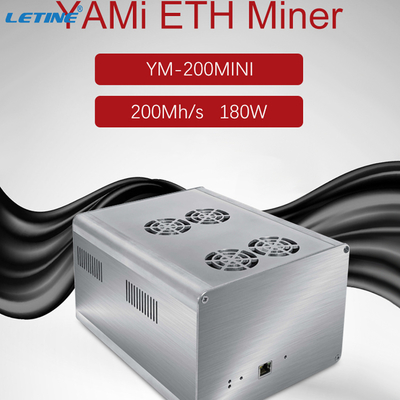 Minero etc ETH Ethash Crypto 200MH 180W de YM-200 Mini Ethereum ASIC para el hogar